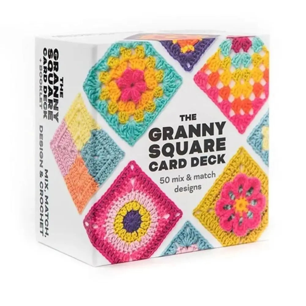50 Mix & Matchs Designs Crochet Cards The Granny Square Card Decks Knitting Kit DIY Knitted Pattern Cards Set for Beginners