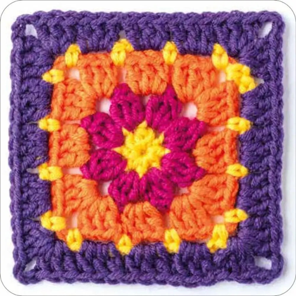 50 Mix & Matchs Designs Crochet Cards The Granny Square Card Decks Knitting Kit DIY Knitted Pattern Cards Set for Beginners
